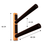 Rack de parede para 2 pranchas de Surf - Longboard