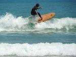 Prancha de Surf oca  produzida 100 % em madeira. - Imagem 5