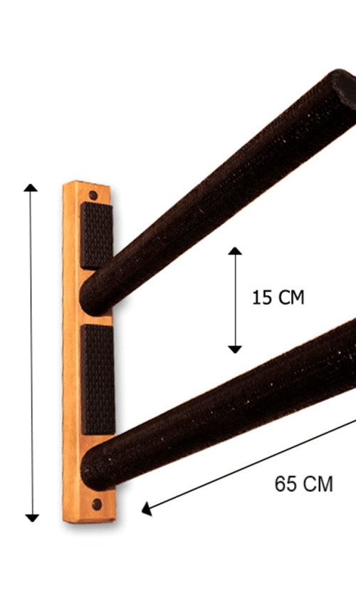 Rack  de parede para 2 stand up